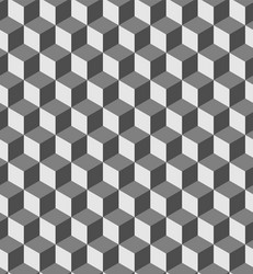 Geometric Cube Pattern vector image