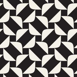 seamless pattern repeating geometric elements vector image