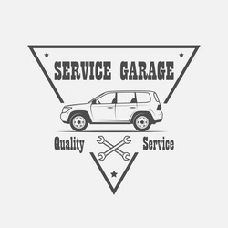 Car service logo vector