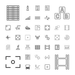 Square icons vector