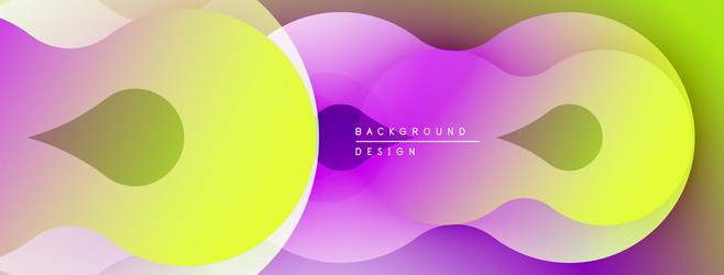 abstract colorful layers create dynamic vector image
