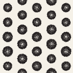Grungy pattern with scattered circle shapes vector
