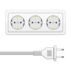 plug socket vector