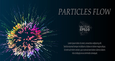abstract visualization of neural connections thin vector image
