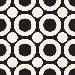 seamless pattern repeating geometric elements vector image