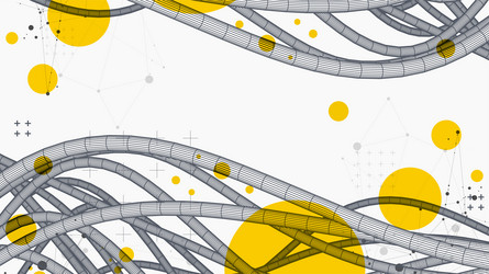 abstract background with a wireframe dynamic vector image