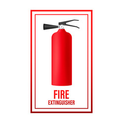 fire extinguisher aimed at protection vector