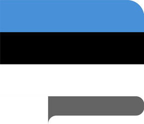 flag horizontal shape pointer for world map vector image