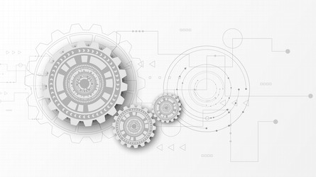 Hi-tech digital data connection system vector