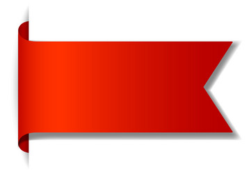 Isolated red button on white background Royalty Free Vector