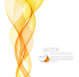 smooth wave stream line abstract header layout vector image