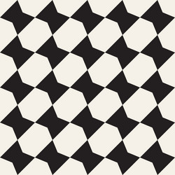 seamless pattern repeating geometric elements vector image