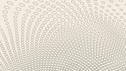abstract 3d illuminated distorted mesh sphere vector image