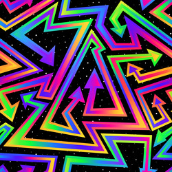 arrow geometric pattern with space background vector image
