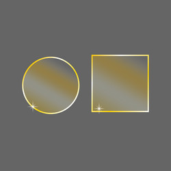 graphic design 3d icon set gradient color vector image