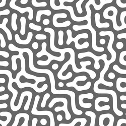 Abstract Blob Pattern - Grey White vector image