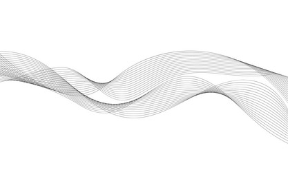 Abstract wave element for design digital vector