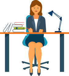 flat design concepts for consulting teamwork vector image