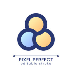 filter pixel perfect gradient fill ui icon vector image