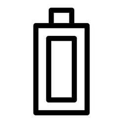 fully charge battery for maximum usage vector image