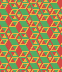 seamless cubes pattern 3d geometric vector