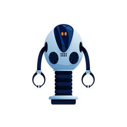 automation machine loader isolate robot with grabs vector image