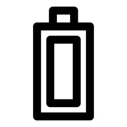 fully charge battery for maximum usage vector image