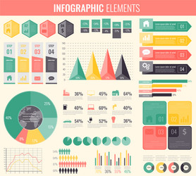 Data analytics infographic Royalty Free Vector Image