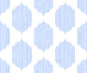 Retro ikat blue pattern Royalty Free Vector Image