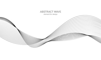 abstract wave element for design digital vector image