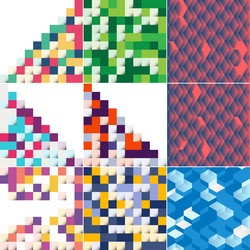 Background with an of abstract squares suitable vector