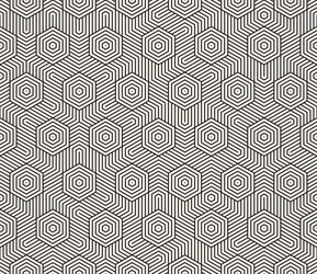 seamless pattern repeating geometric elements vector image