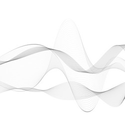Abstract wave element for design digital vector