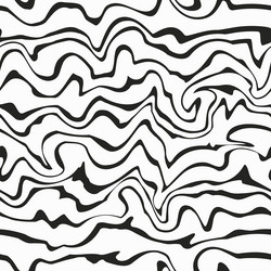 Psychedelic Curved Line Pattern vector image