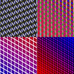 set of splash color abstract glowing background vector image