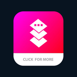 design plane square mobile app button android vector