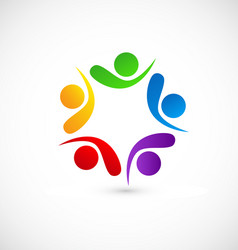 Group Collaboration & Networking vector image