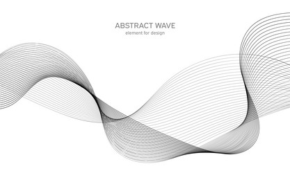 abstract wave element for design digital vector image