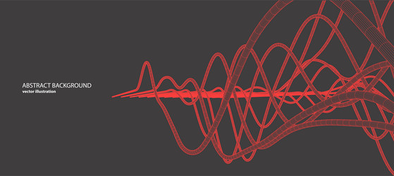 abstract background with a wireframe dynamic vector image