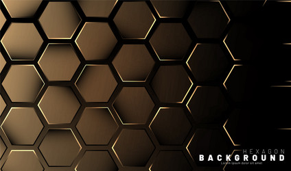 abstract hexagon gradient colorful light pattern vector image