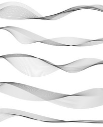 abstract wave element for design digital vector image