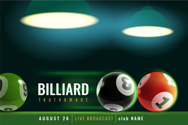 Billiards Poster Vector Images (over 1,400)