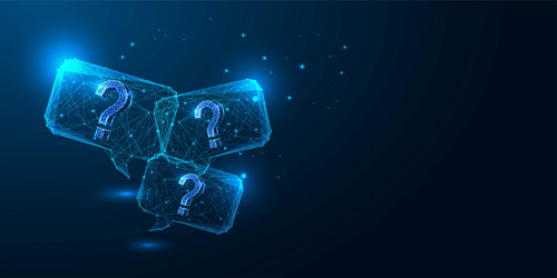 faq qa questions and answers supposrt service vector image