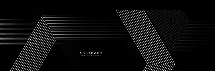 Abstract Curve Line Hexagon Background vector image