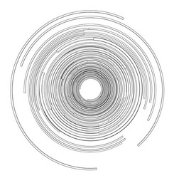 abstract futuristic hud object vector image