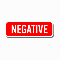 negative red button icon simple style vector image