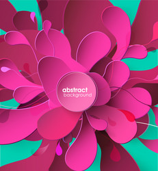 Abstract colored background with different shapes vector