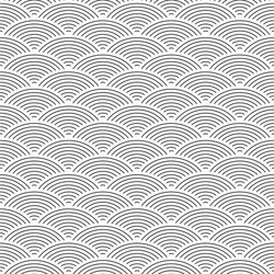 fish scale seamless pattern background abstract vector image
