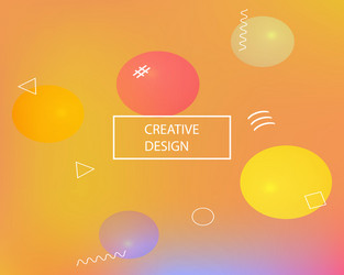 smooth gradient mesh background vector image
