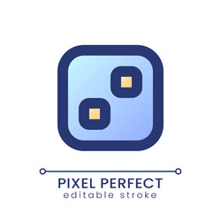 Pixelated transition effect gradient fill ui icon vector